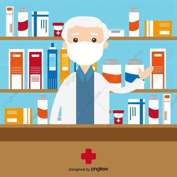 Аптекарь рисунок