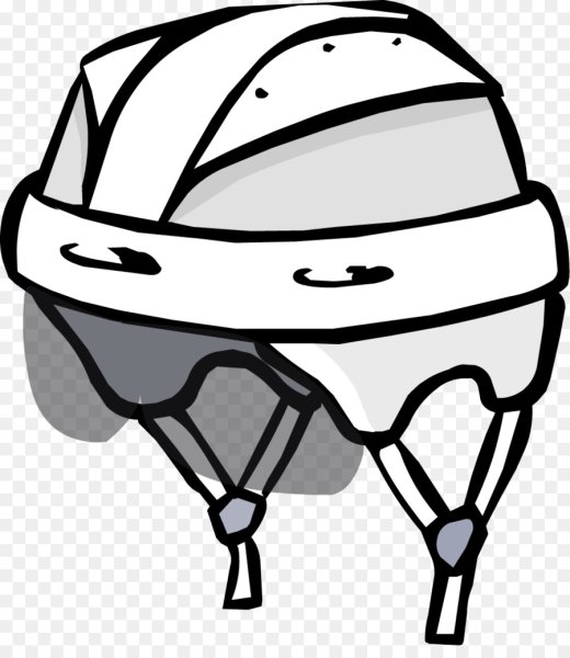 Нарисовать шлем хоккеиста