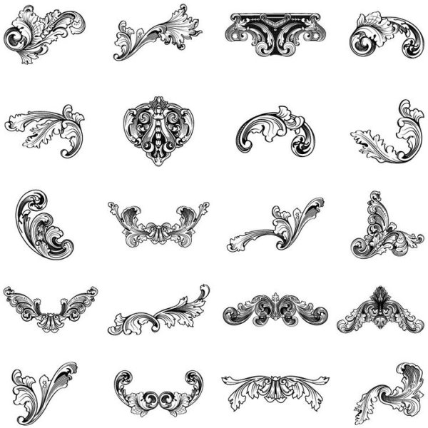 Тигр трафарет