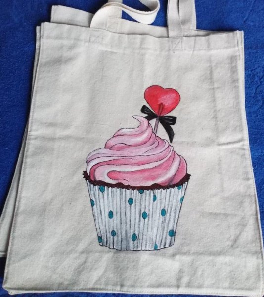 Роспись сумок шопперов мастер класс