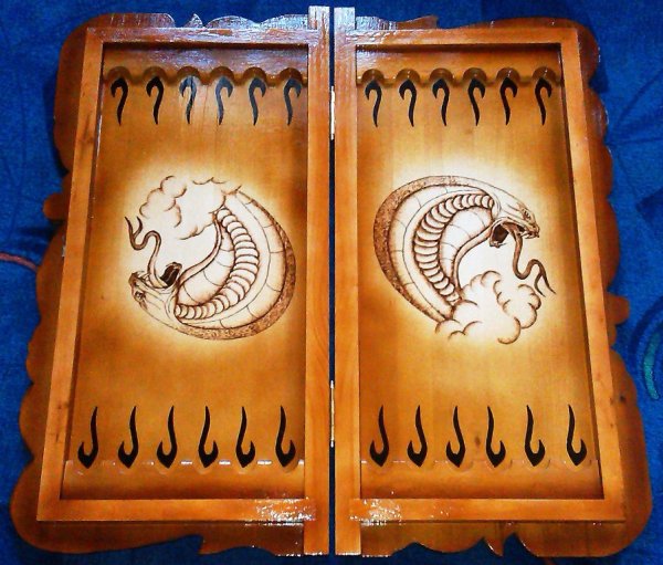 Трафарет для нард внутри