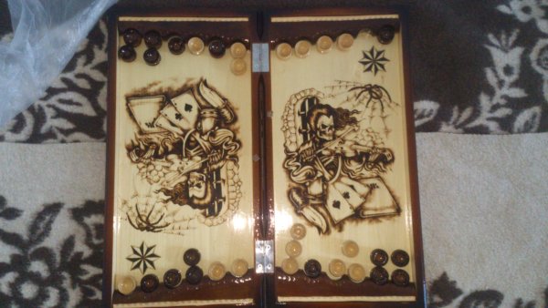 Нарды с изображением Льва