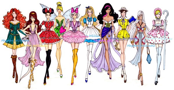 Принцесса Дисней Аврора скетч