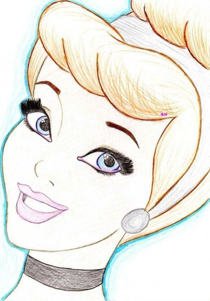 Жасмин принцесса Дисней арт