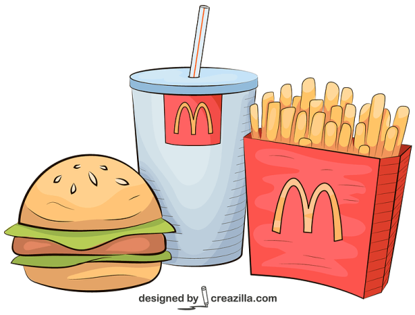 Рисуночки фаст фуд