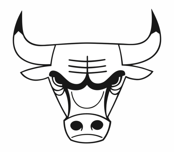 Бык Чикаго Буллз вектор