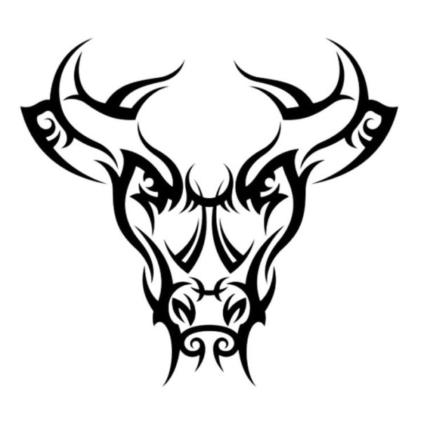 Тату быка эскизы трайбл