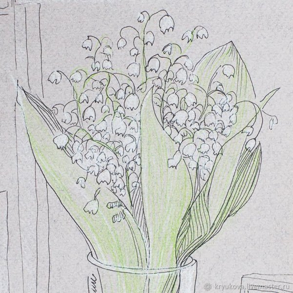 Мультяшные букеты цветов