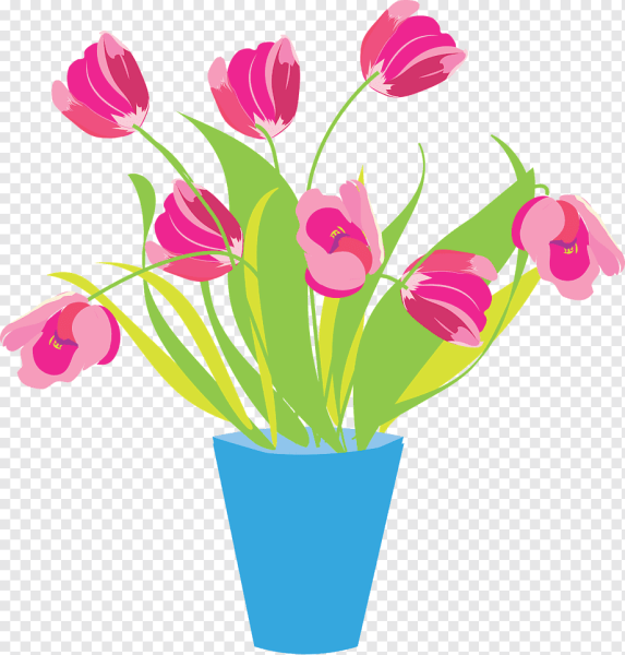 Цветы в вазе раскраска для детей