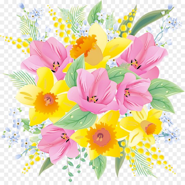 Цветы гуашью