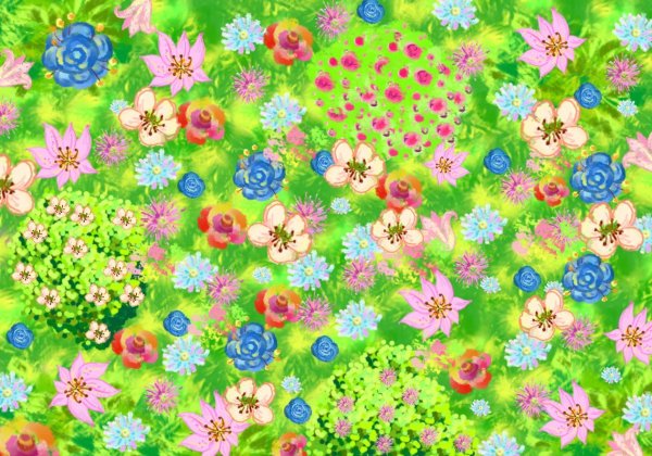 Цветочная Поляна вид сверху