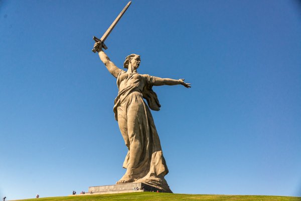 Раскраска Мамаев Курган Родина-мать