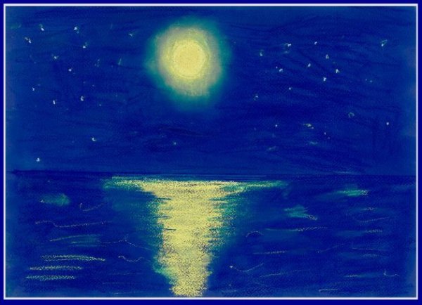 Нарисовать лунную сонату