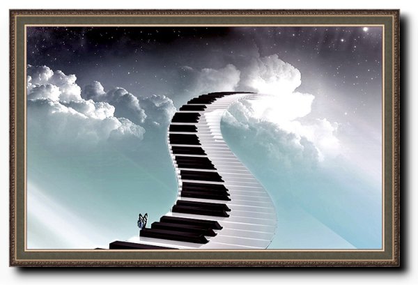 Нарисовать лунную сонату