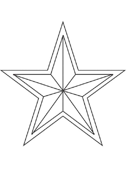 Трафарет звезды