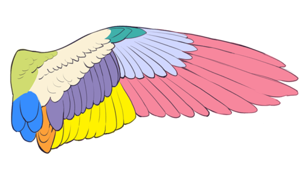 Крылья мультяшные