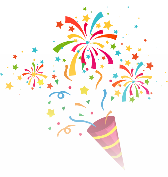 Праздничный фейерверк вектор