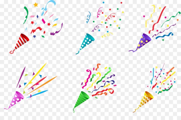 Праздничная хлопушка вектор