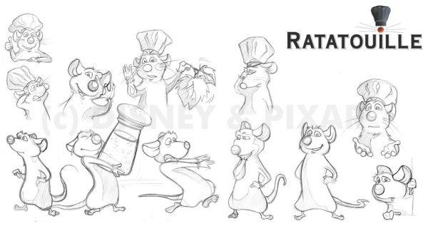 Рататуй карандашом