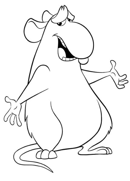 Рататуй из мультика раскраска