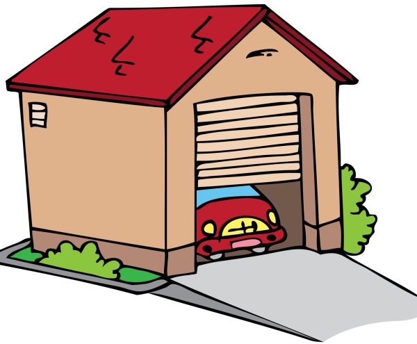 Гараж без фона