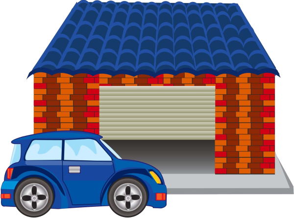 Гараж мультяшный