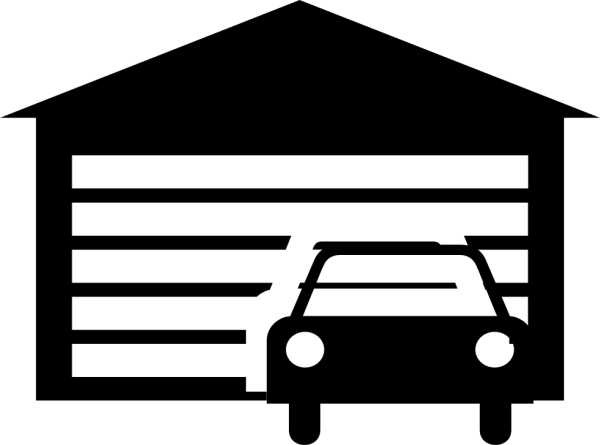 Нарисованный гараж