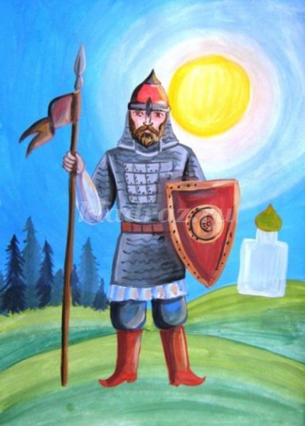 Древнерусский воин-защитник Александр Невский