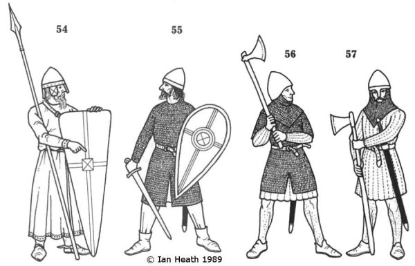 Русский воин рисунок