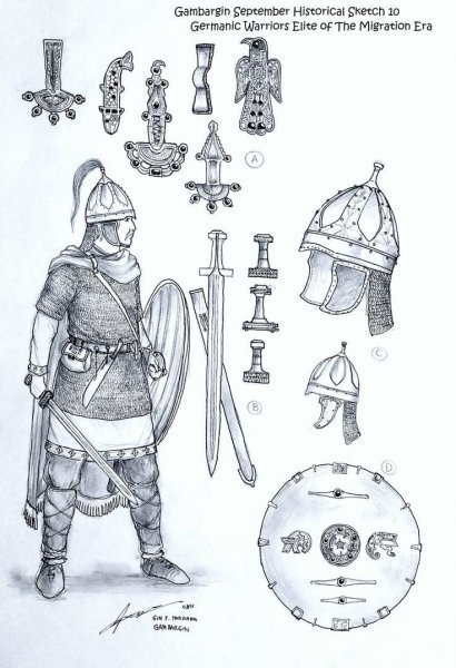 Русский дружинник Александра Невского раскраска