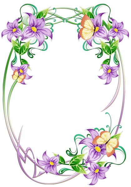 Векторные цветочные рамки