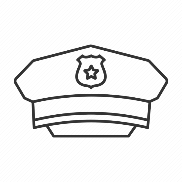 Полицейская шляпа cartoon