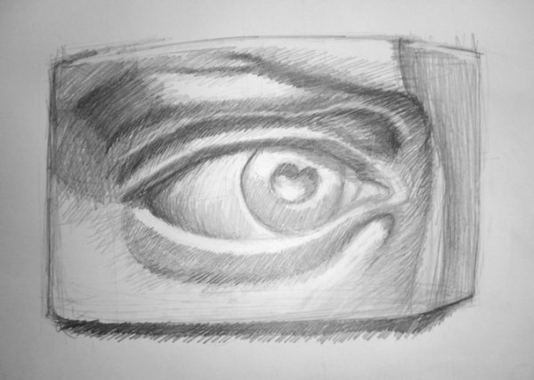 Гипсовый глаз