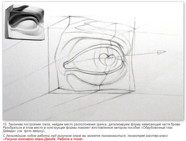 Слепок глаза Давида