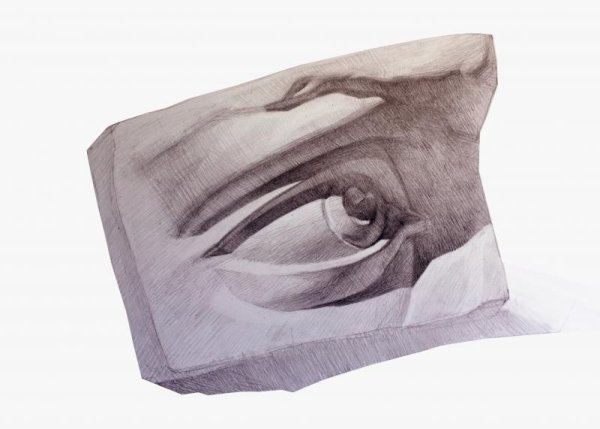 Глаз Давида Академический рисунок