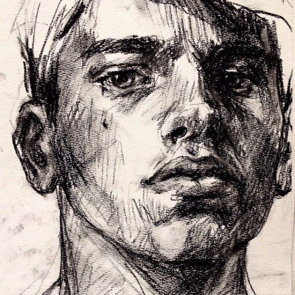 Брэд Питт карандашом
