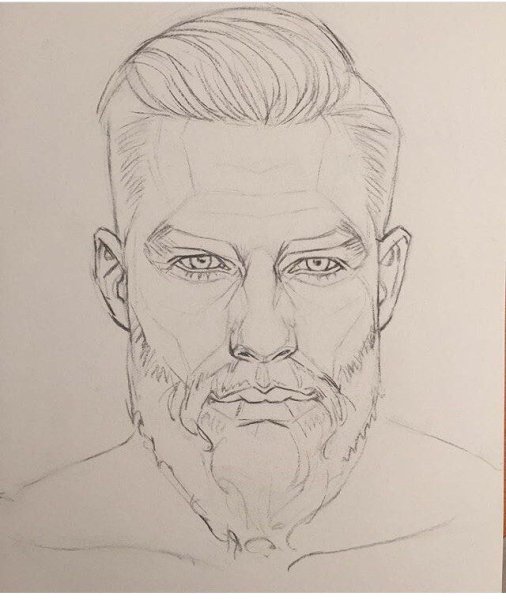 Том Круз портрет