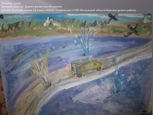 Рисование дорога жизни