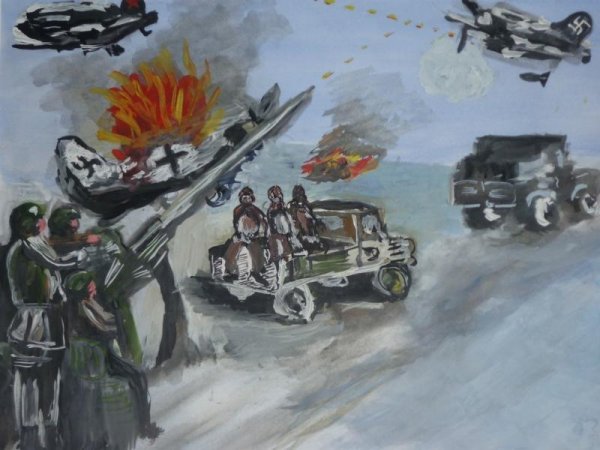 Рисунок на тему дорога жизни