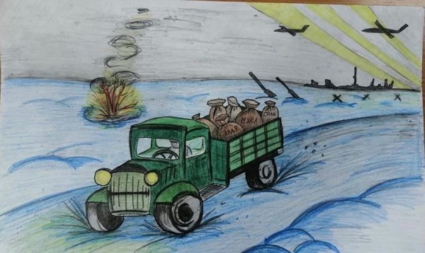 Рисунок на тему дорога жизни