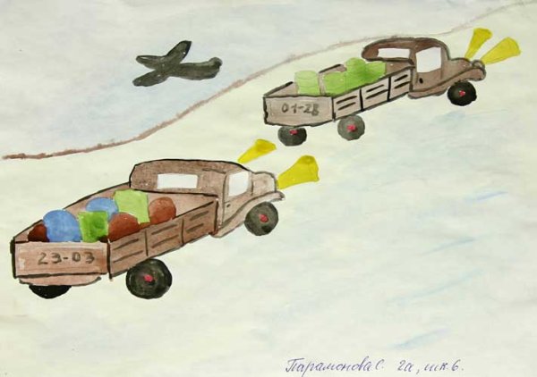 Рисунок на тему дорога жизни