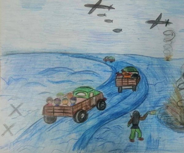 Конкурс рисунков дорога жизни