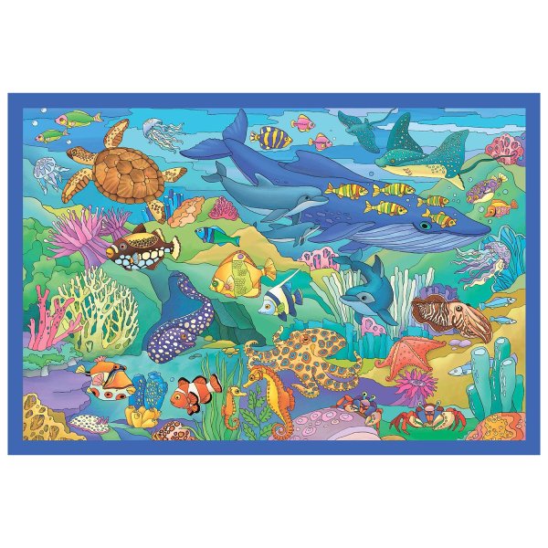 Морские животные раскраска для малышей