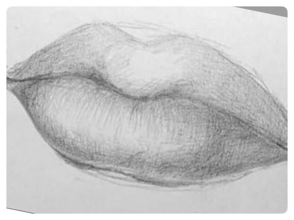Штриховка губ