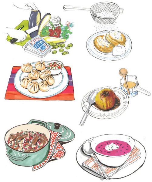 Рисовать обед