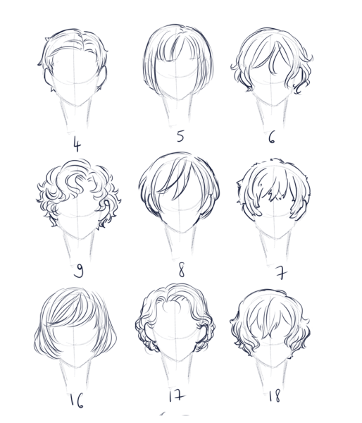 Волосы для мальчиков референс