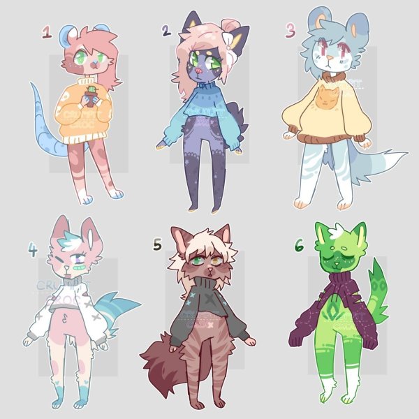 Персонажи адопты ОС