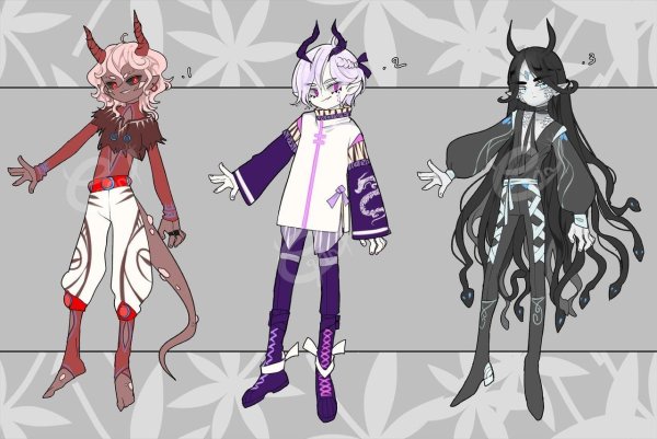 Персонажи адопты ОС