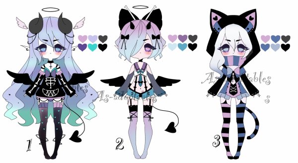 ОС персонажи адопты демоны