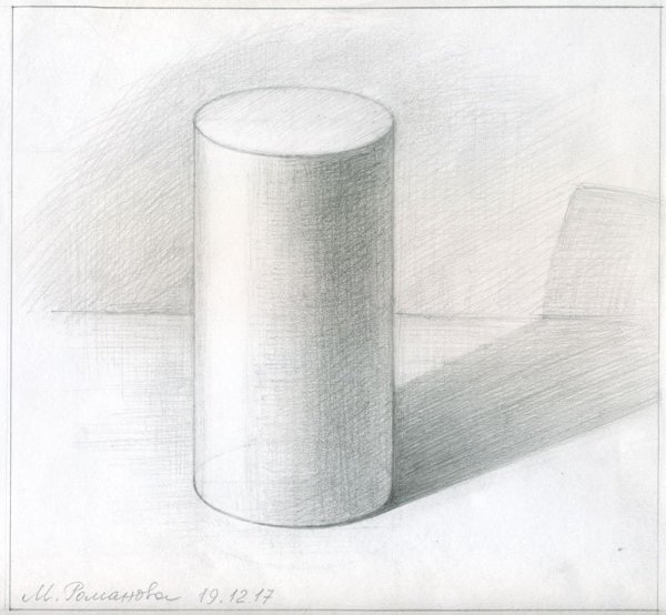 Цилиндр набросок
